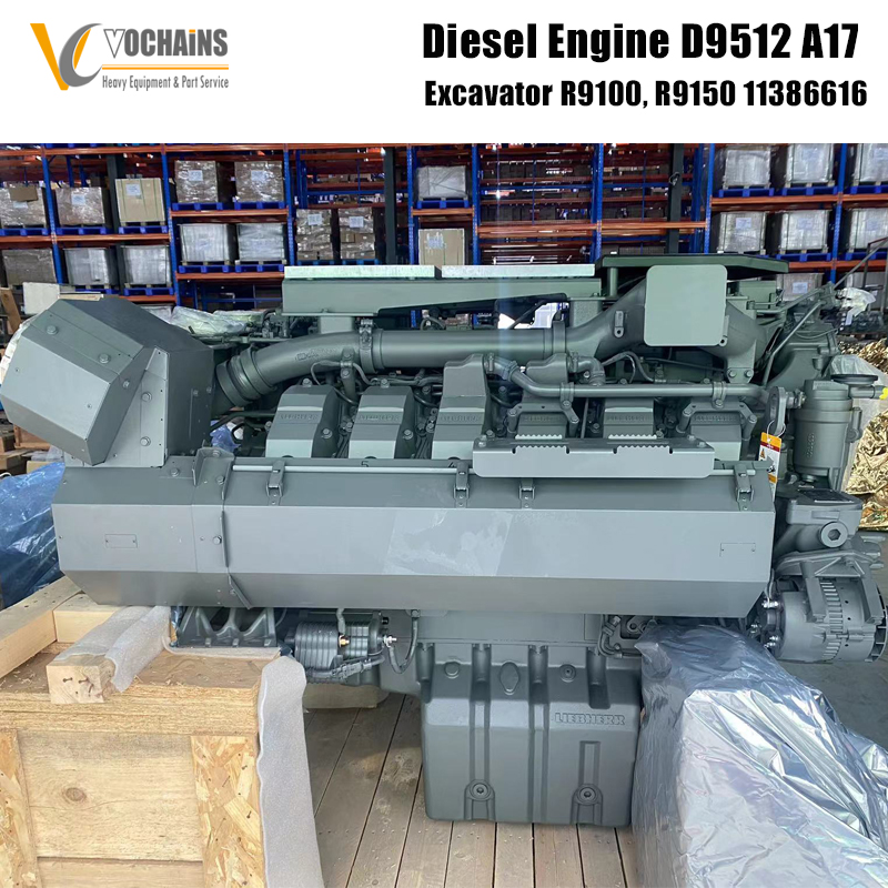 Diesel Engine D9512 A17 Liebherr R9100, R9150 11386616 2
