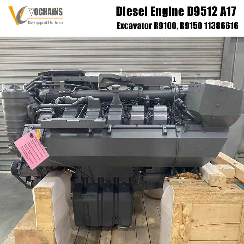 Diesel Engine D9512 A17 Liebherr R9100, R9150 11386616 3
