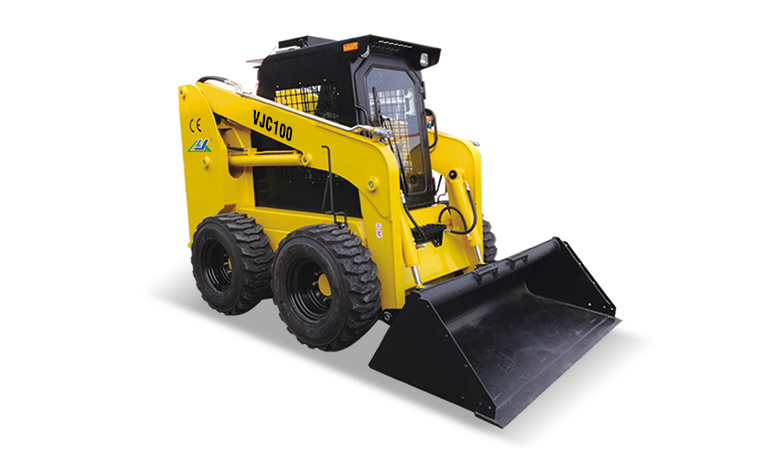 Vts50 Mini Clawler Skid Steer Loader for Sale with Auger Attachment