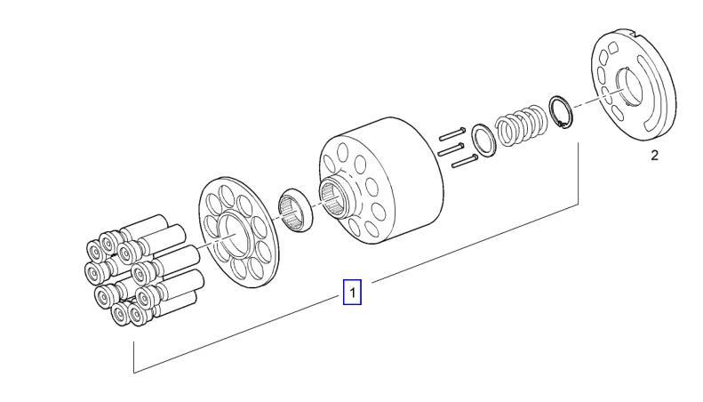 Hydraulic Pump 10003536 for Liebherr Excavator R944