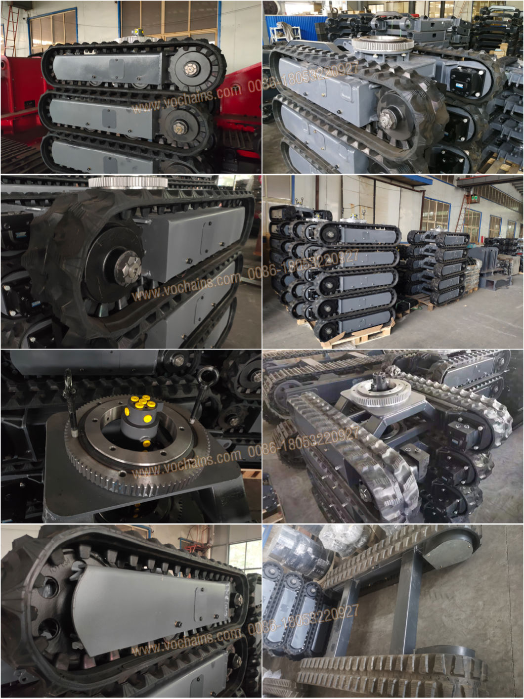 Small Drilling Rigs, Crawler Crane Used Steel Tracked Undercarriage Systems