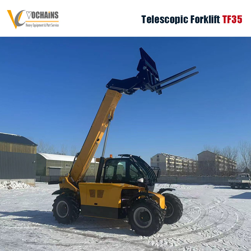 7m Telescopic Forklift 3.5 Ton Telescopic Handler Forklift TF35r Telescopic Boom Forklift Arm Cranes