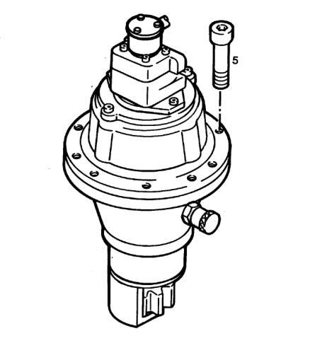 Liebherr R944 Excavator Swing Motor Swing Gear Spare Parts for Hydraulic Pump