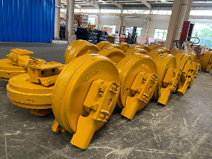 for Komatsu D155A Bulldozer Double Flange Track Roller and Single Flange Bottom Roller with Mining Quality