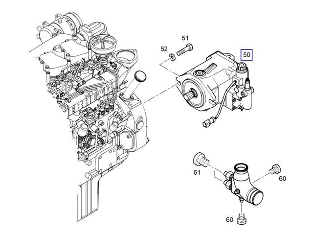 Hydraulic Pump 10003536 for Liebherr Excavator R944